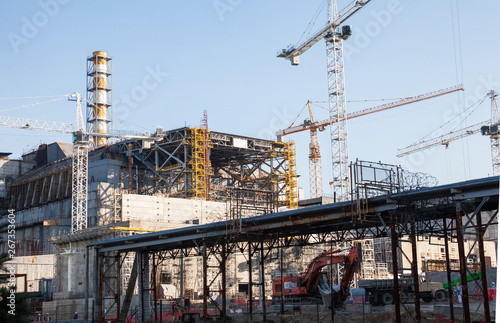 Construction of New Safe Confinement at Chernobyl