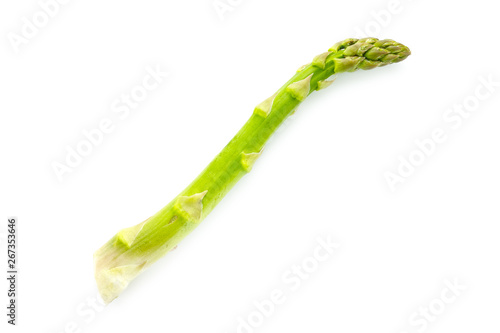 Asparagus isolated on white background. Asparagus Officinalis