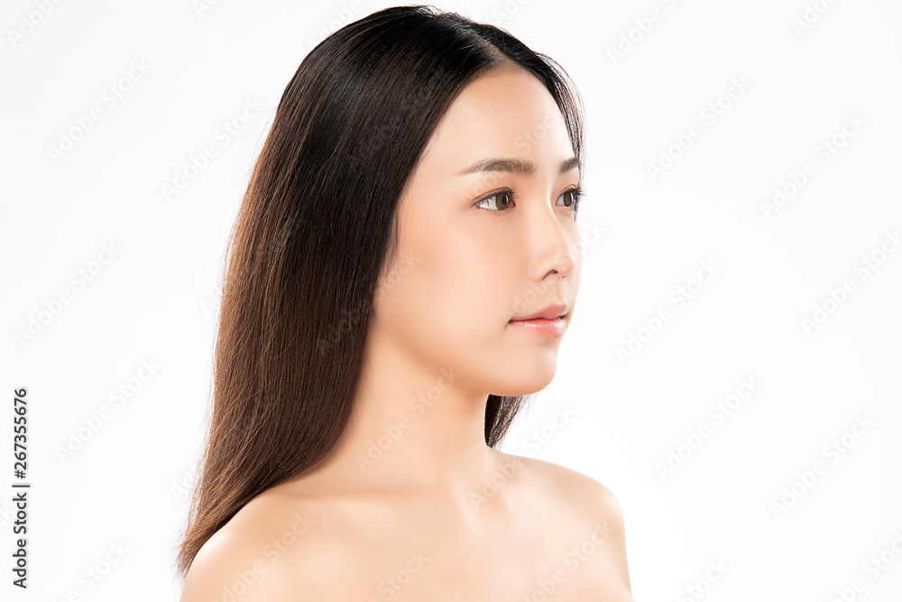 Beautiful Young asian Woman with Clean Fresh Skin Beautiful Young asian Woman with Clean Fresh Skin