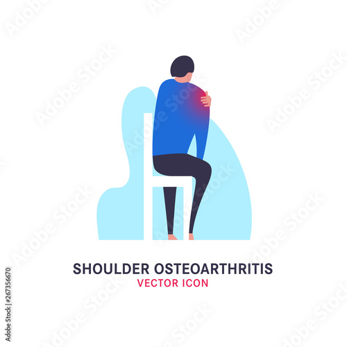 Shoulder osteoarthritis icon © Double Brain