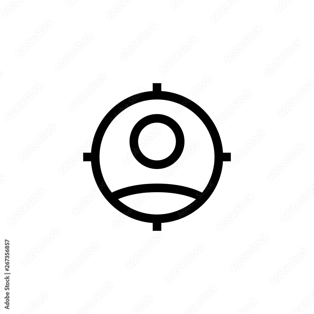 job vacancy looking new worker icon design. employee with aim target for hiring symbol. simple clean line art professional business management concept vector illustration design. job vacancy looking new worker icon design. employee with aim target for hiring symbol. simple clean line art professional business management concept vector illustration design.