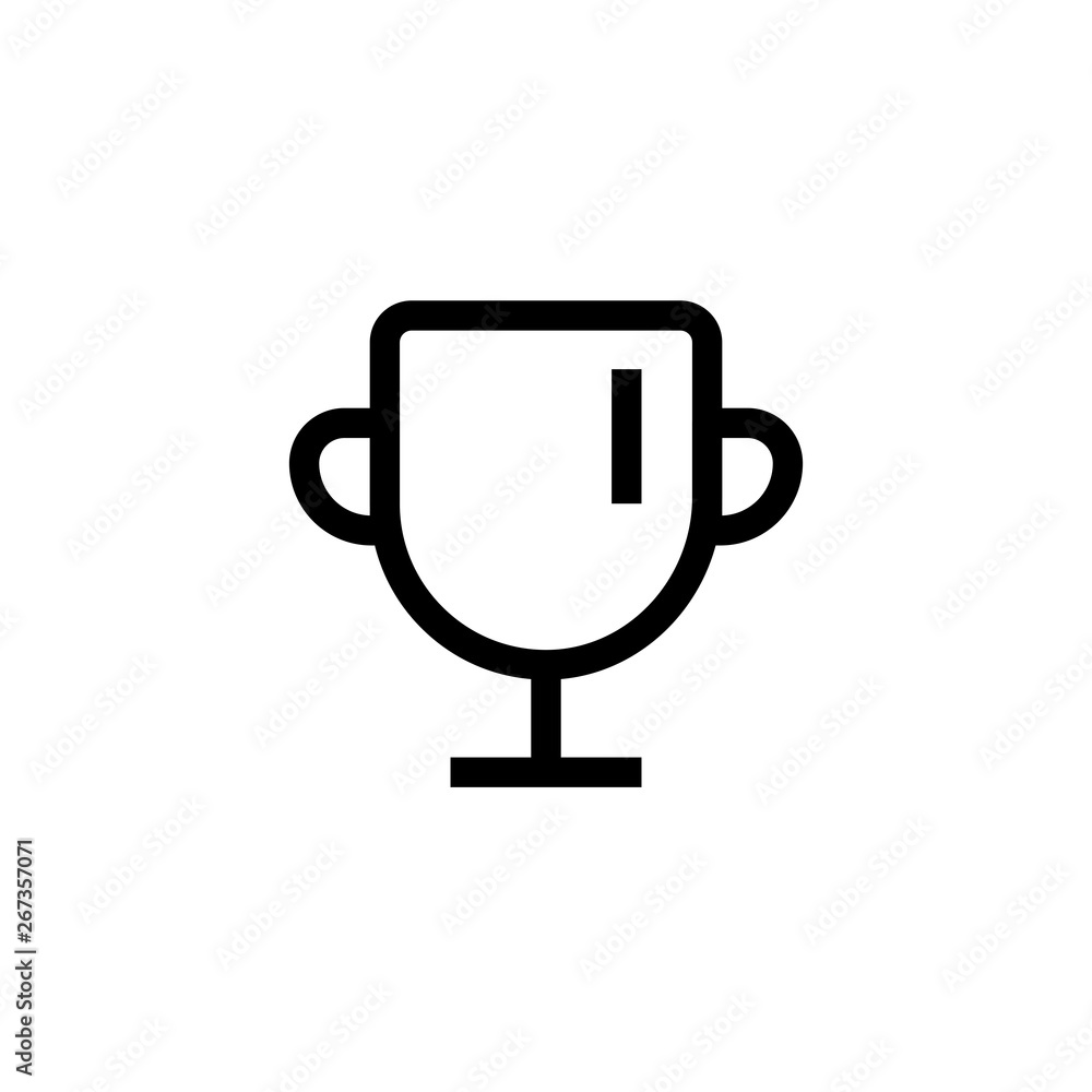 success work achievement icon design. trophy symbol simple clean line art professional business management concept vector illustration design. success work achievement icon design. trophy symbol simple clean line art professional business management concept vector illustration design.