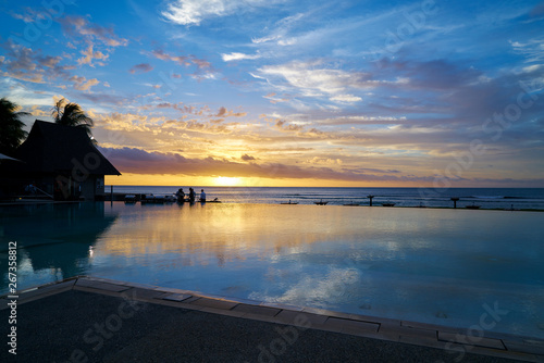 Beautiful sea view from Fiji.