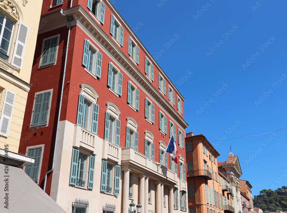 classical old town-hall building - Nice, French Riviera