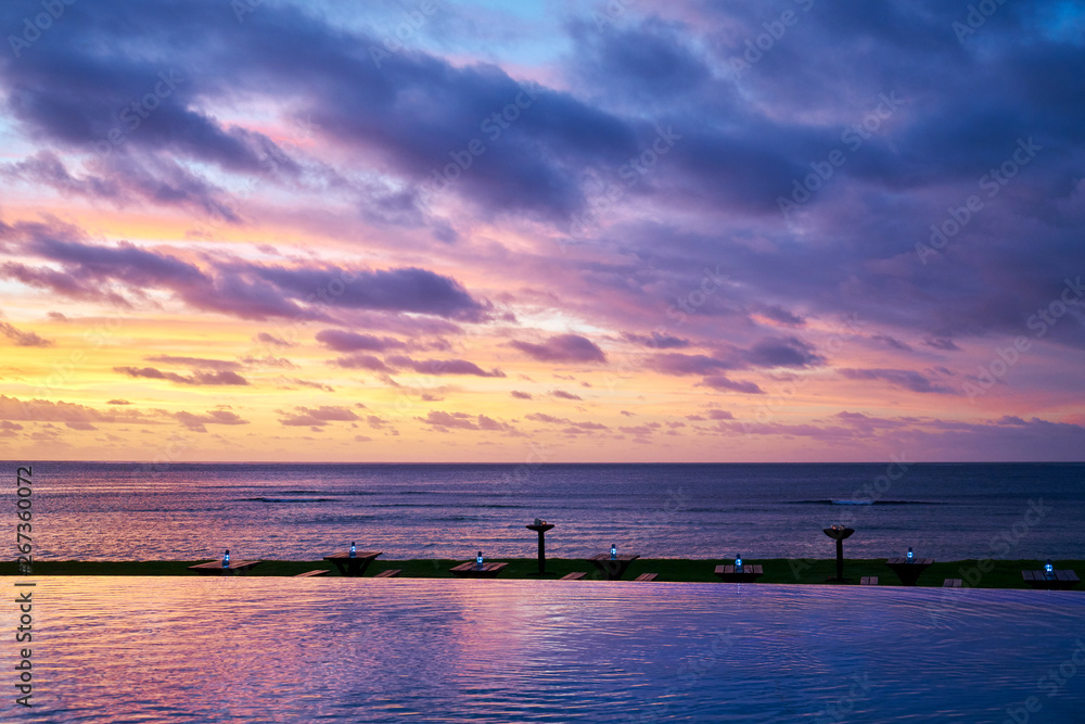 Beautiful sea view from Fiji.