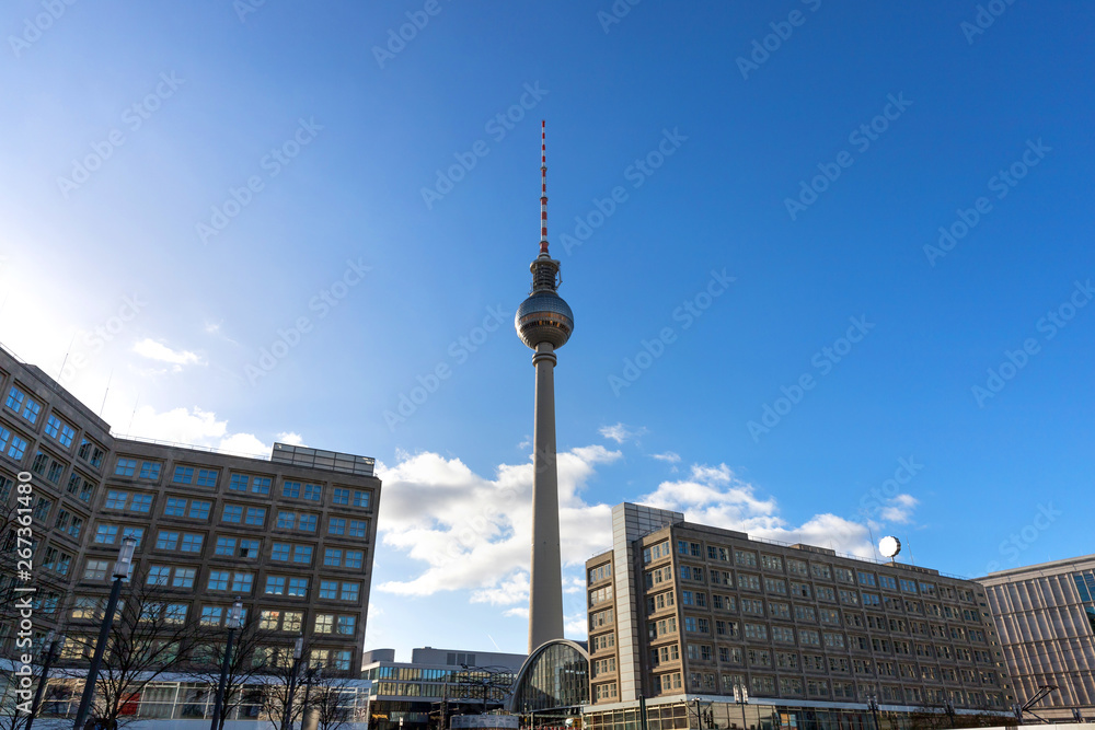 Naklejka premium alexanderplatz berlin germany