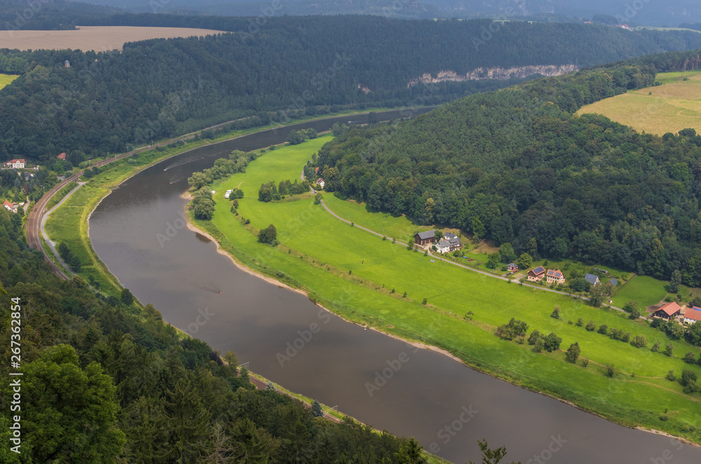 Elbe Valley, Germany - a Unesco World Heritage city in its Dresden portion, the Elbe valley offers one of the most astonishing landscapes of Germany