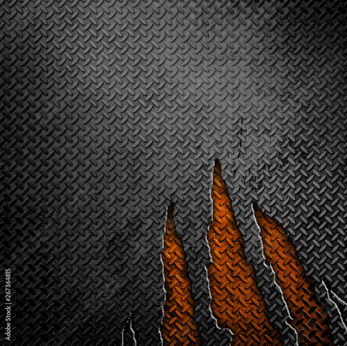 Modern metal framing background template