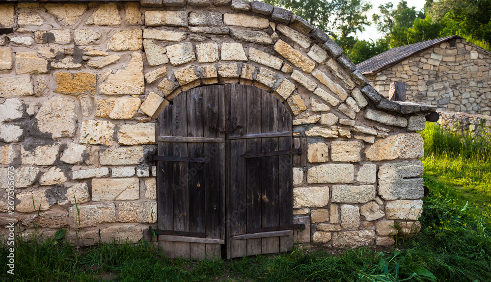 Old stone shed