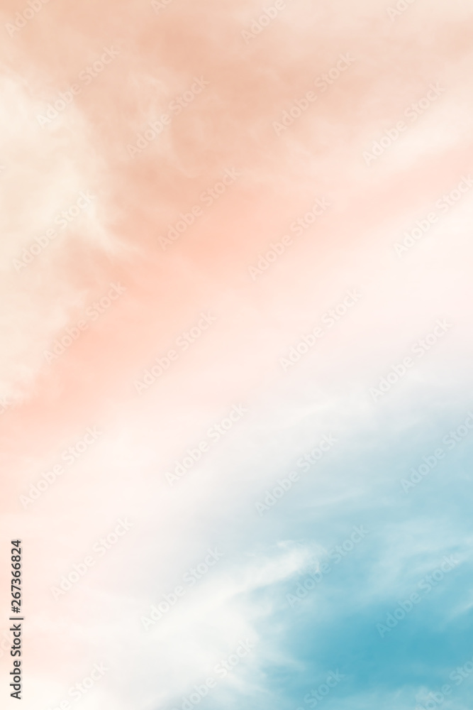 Cloud background with a pastel colour Cloud background with a pastel colour