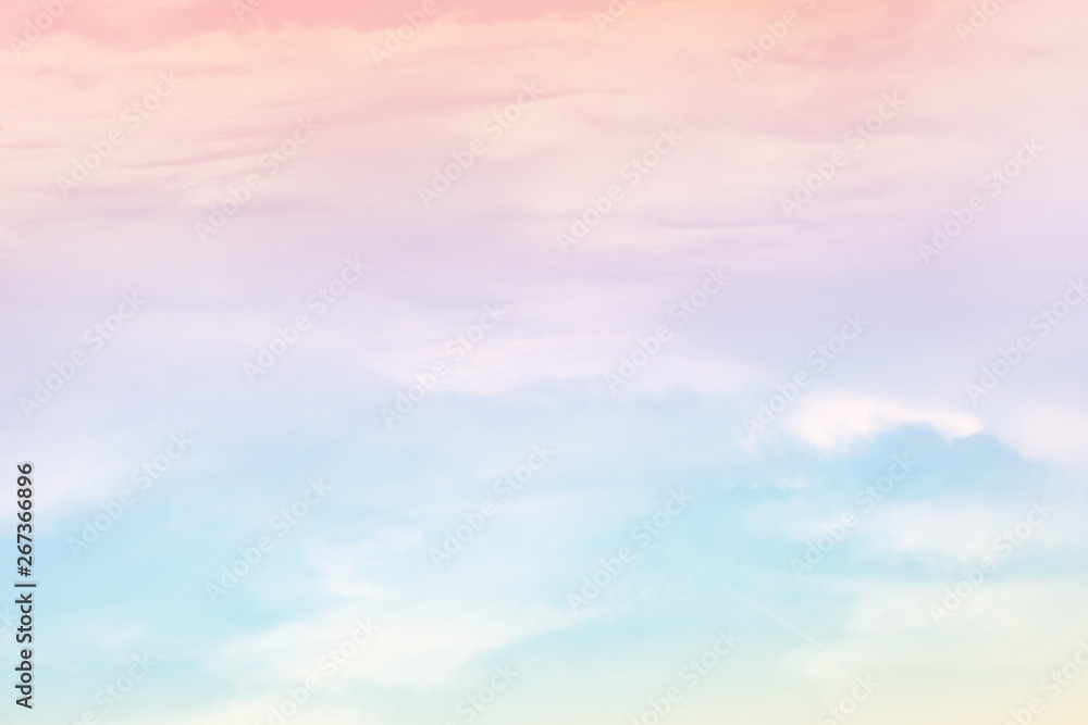 Obraz premium Cloud background with a pastel colour