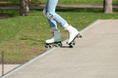 white roller skates © Alexandr