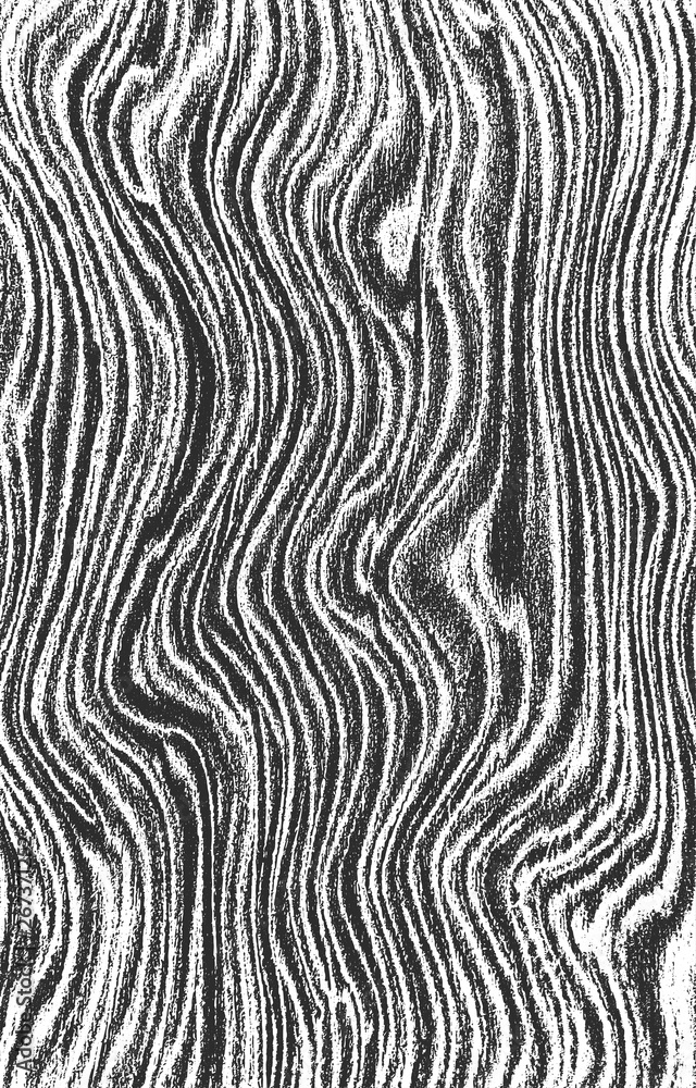 Wood texture. Wavy  textured background with dark stripes.