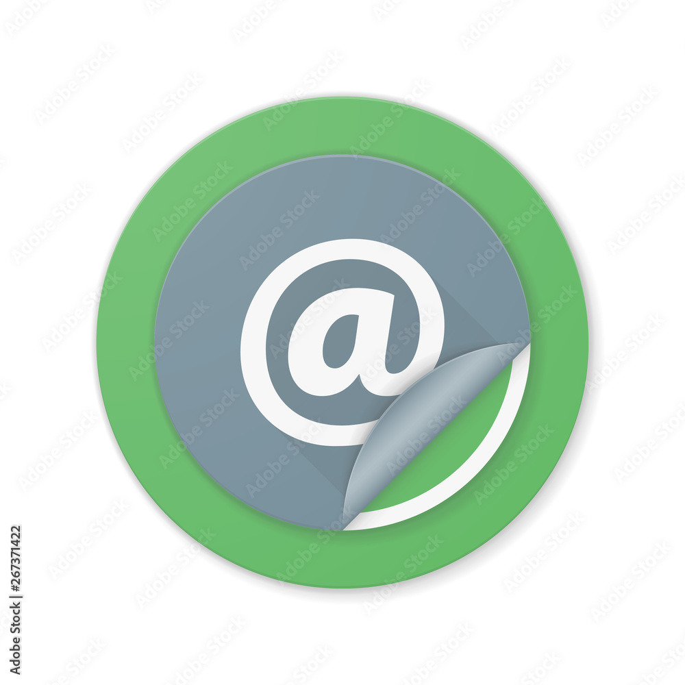 E-mail Contact button sign illustration E-mail Contact button sign illustration