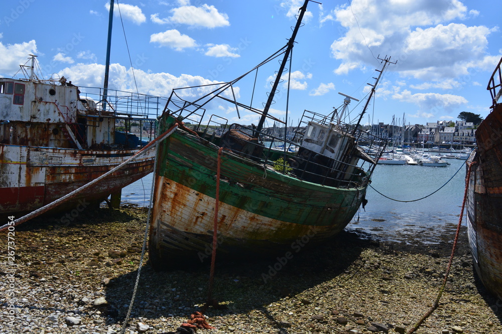 Cimetière de bateaux le Sillon Camaret-sur-Mer Cimetière de bateaux le Sillon Camaret-sur-Mer