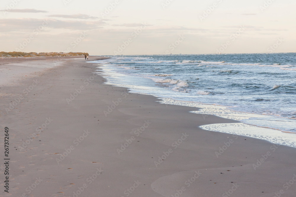 Sandy beach next to Skagen in Denmark
