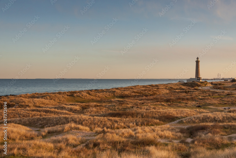 Lighthouse in Skagen in Denmark.