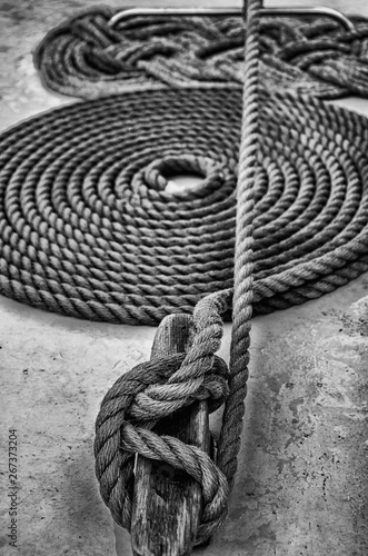 ropes sailing
