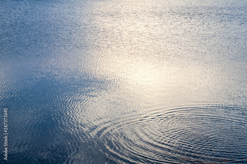 Water surface with reflections.