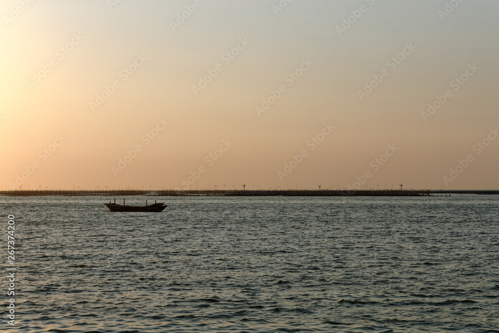 sunset on sea sunset on sea