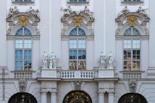 baroque mansion (trautson) in vienna (austria)  photo