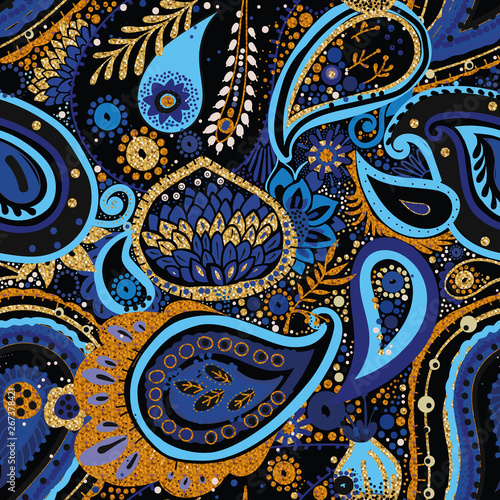 seamless pattern  Paisley 