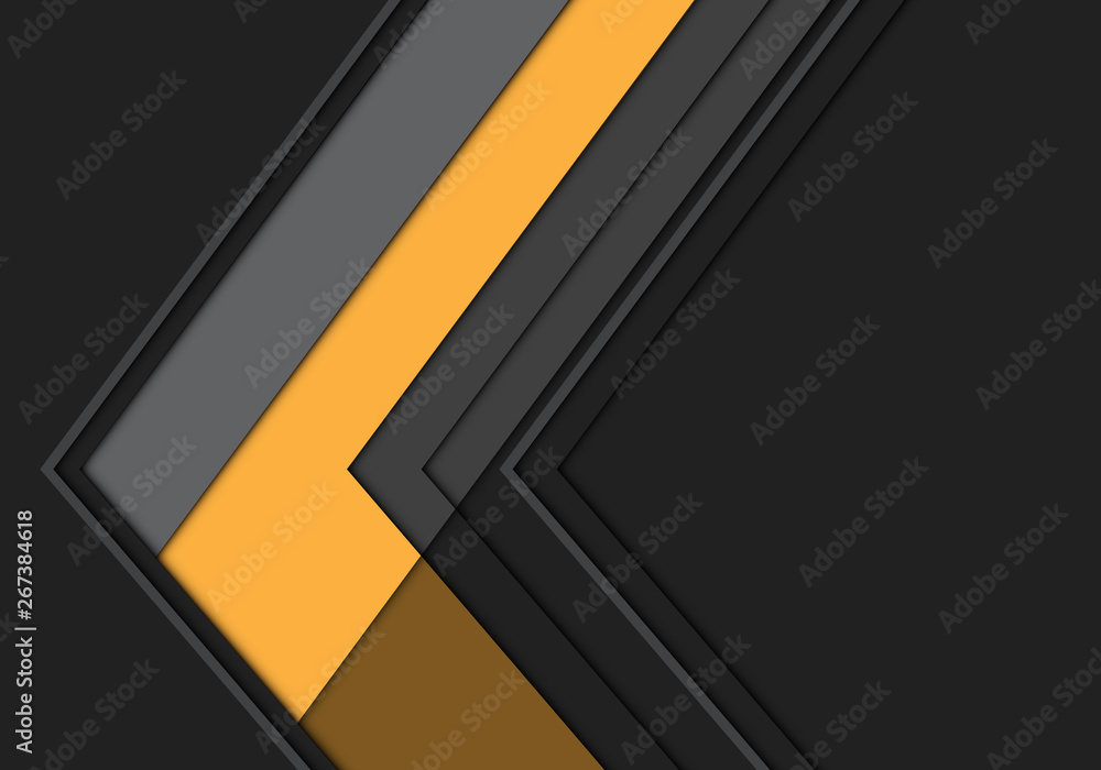 Abstract yellow grey arrow polygon direction design modern futuristic background vector illustration. Abstract yellow grey arrow polygon direction design modern futuristic background vector illustration.