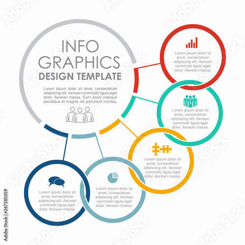 Infographic design template with place for your data. Vector illustration.