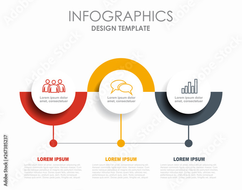 Infographic design template with place for your data. Vector illustration.