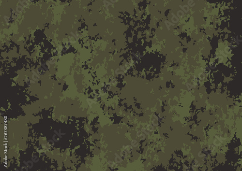 Army green camouflage pattern background. Vector illustration eps 10