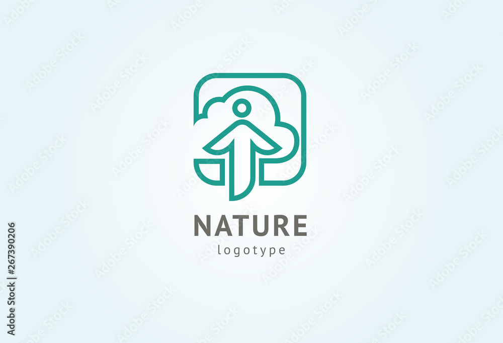 Abstract nature logo icon vector design. Healthy eco food, ecology, spa, diet, yoga, Environment day vector logo. Happy people with leaf logo. Fitness, sport web icon. Abstract nature logo icon vector design. Healthy eco food, ecology, spa, diet, yoga, Environment day vector logo. Happy people with leaf logo. Fitness, sport web icon.