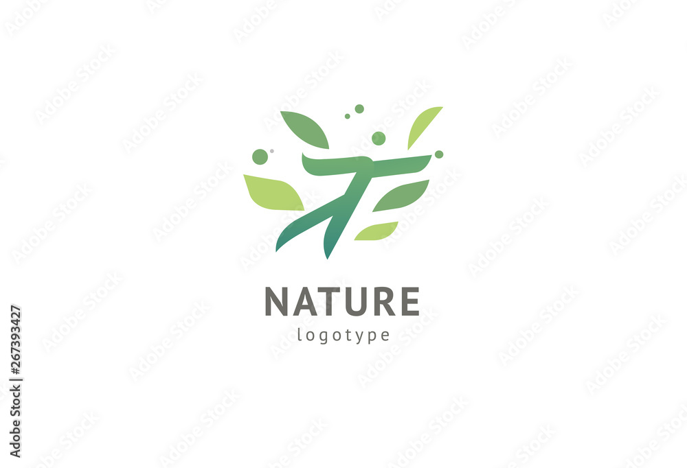Abstract nature logo icon vector design. Healthy eco food, ecology, spa, diet, yoga, Environment day vector logo. Happy people with leaf logo. Fitness, sport web icon. Abstract nature logo icon vector design. Healthy eco food, ecology, spa, diet, yoga, Environment day vector logo. Happy people with leaf logo. Fitness, sport web icon.