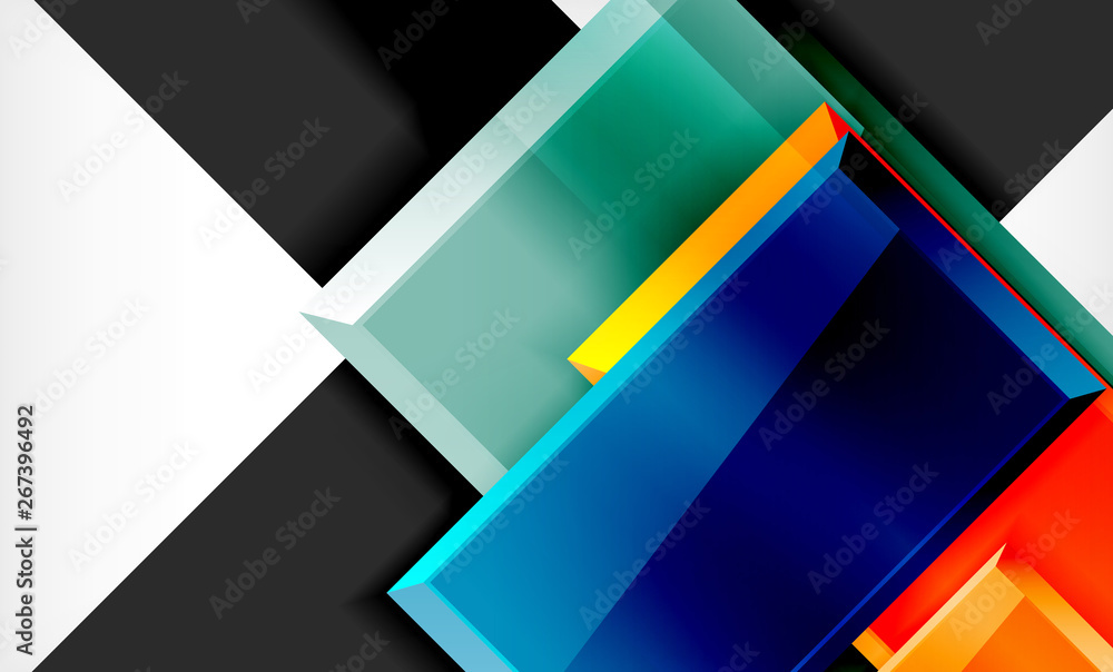 Color squares futuristic abstract background Color squares futuristic abstract background