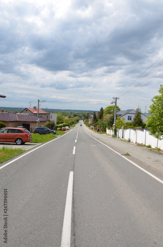 road in the city