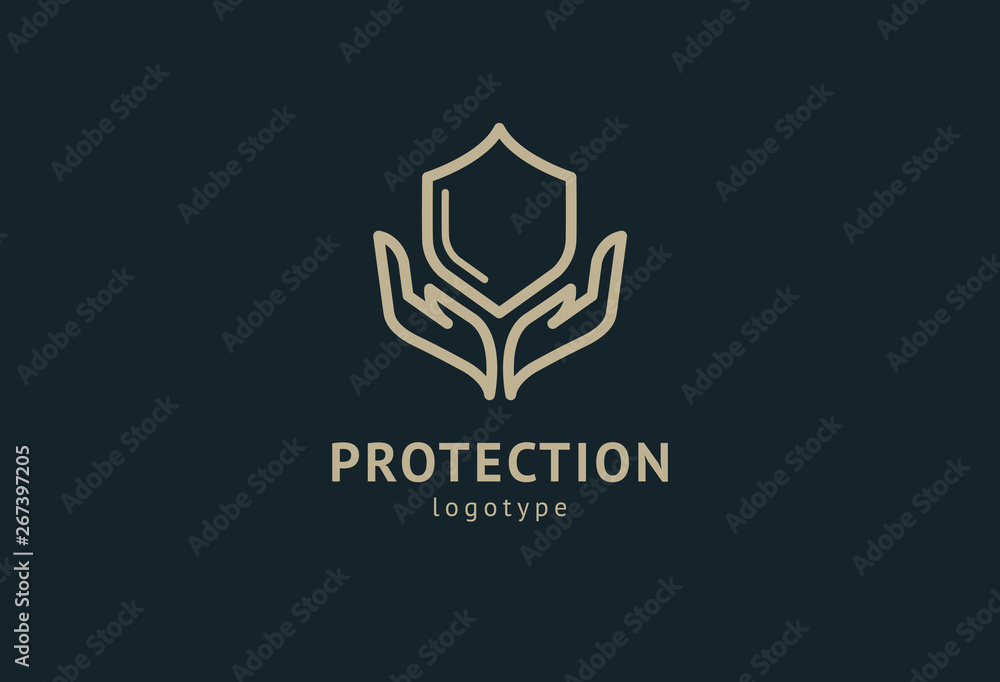 Shield icon. Vector flat style illustration Abstract business security Agency logo template. Logo concept of antivirus, protection, insurance, privacy, guard. Shield icon. Vector flat style illustration Abstract business security Agency logo template. Logo concept of antivirus, protection, insurance, privacy, guard.