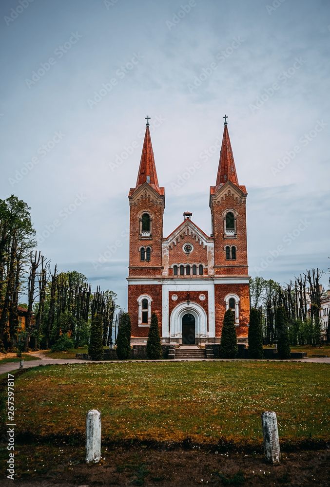 Riga St. Martin’s Church. springtime