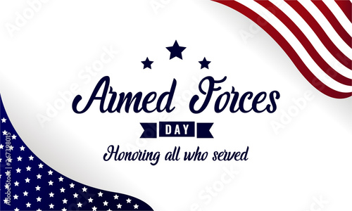 Armed forces Day card or background. vector illustration.