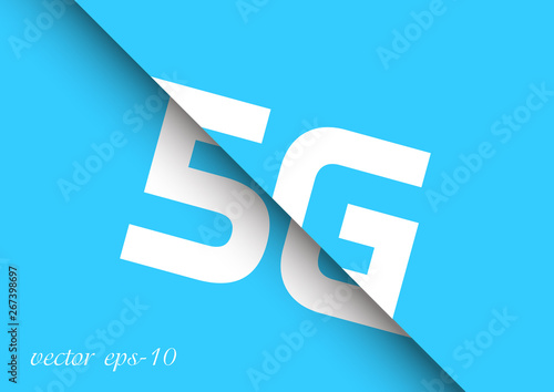5G Wireless network - vector .High Speed Internet .Wi-Fi wireless network banner 5g .