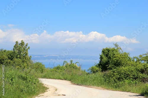The road to the sea. Varna region, Bulgaria. © dinar12