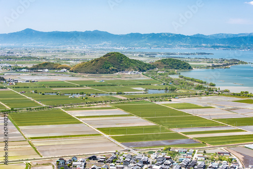 八幡山からの琵琶湖風景