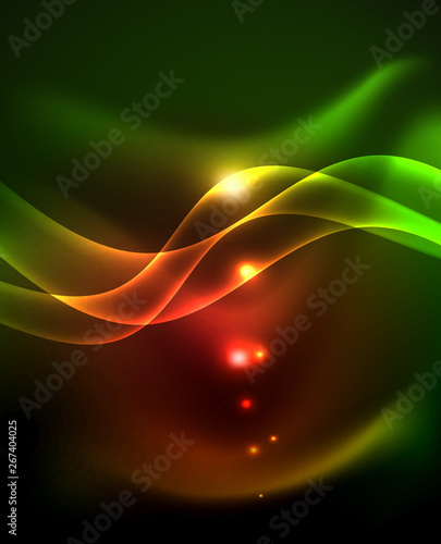 Glowing shiny light abstract background