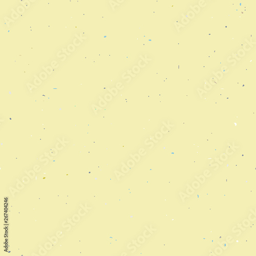 Seamless recycled speckled paper background. Vector paper texture with particles of debris. vintage style.