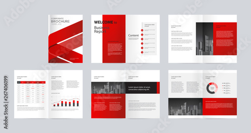 template layout design with cover page for company profile ,annual report , brochures, flyers, presentations, leaflet, magazine, book . and vector a4 size for editable. 