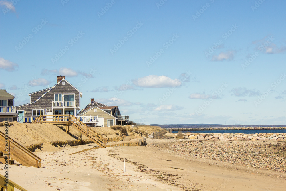 Sandwitch boardwalk beach at Cape Cod (Massachusetts) Sandwitch boardwalk beach at Cape Cod (Massachusetts)