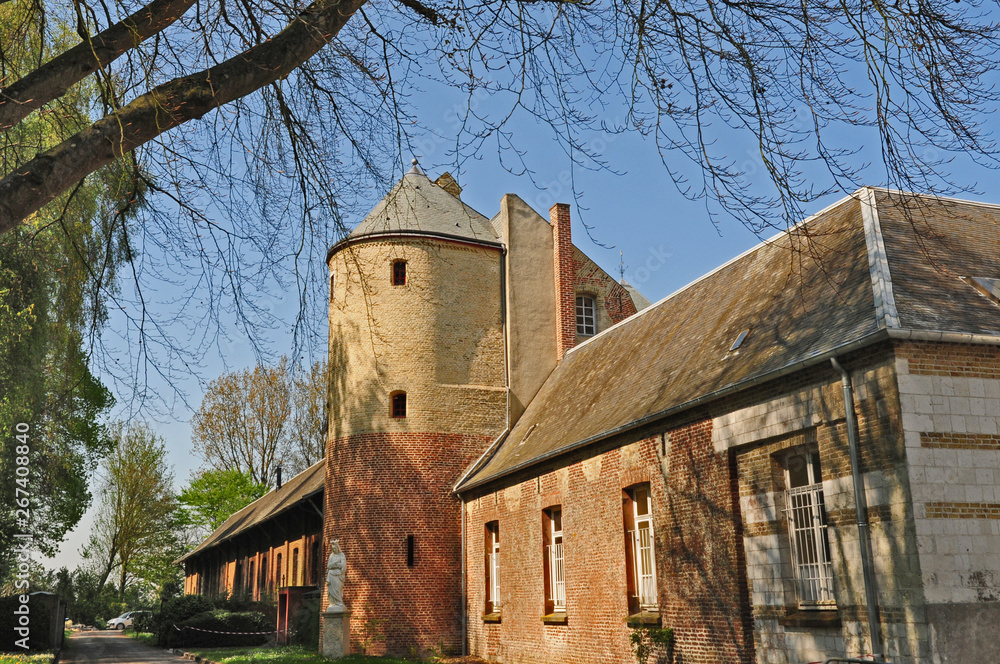 Abbazia benedettina di St. Paul a Wisques, Pas-de-Calais, Hauts-de-France, Abbazia benedettina di St. Paul a Wisques, Pas-de-Calais, Hauts-de-France,