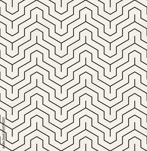 Vector modern seamless pattern. Abstract geometric pattern.