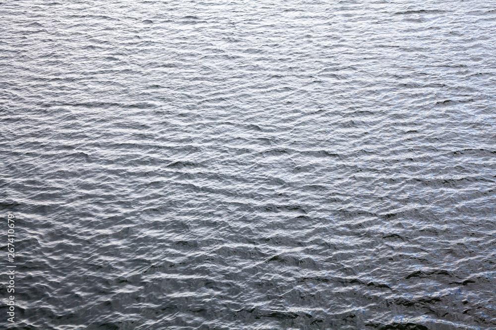 Water surface with ripples Water surface with ripples