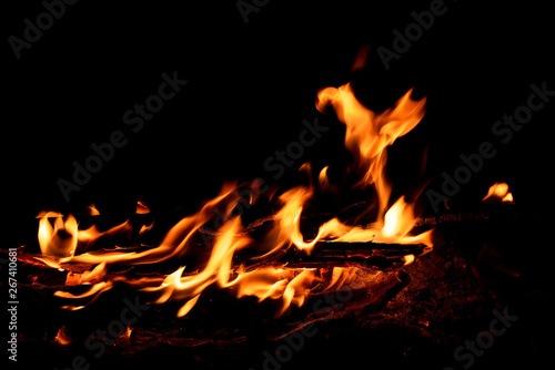 fire bonfire flame firewood splash