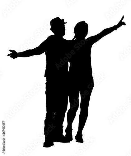friends silhouette