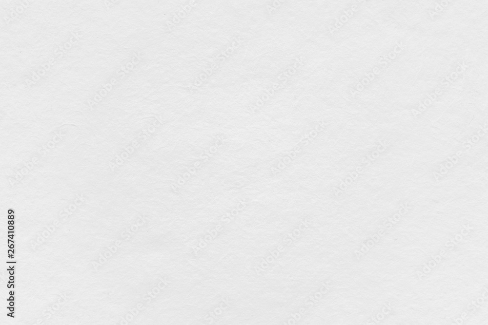 Fototapeta premium Abstract white crumpled paper texture background or backdrop. Empty clean note page or parchment sheet for decorative design element. Simple monochrome surface for journal template presentation.